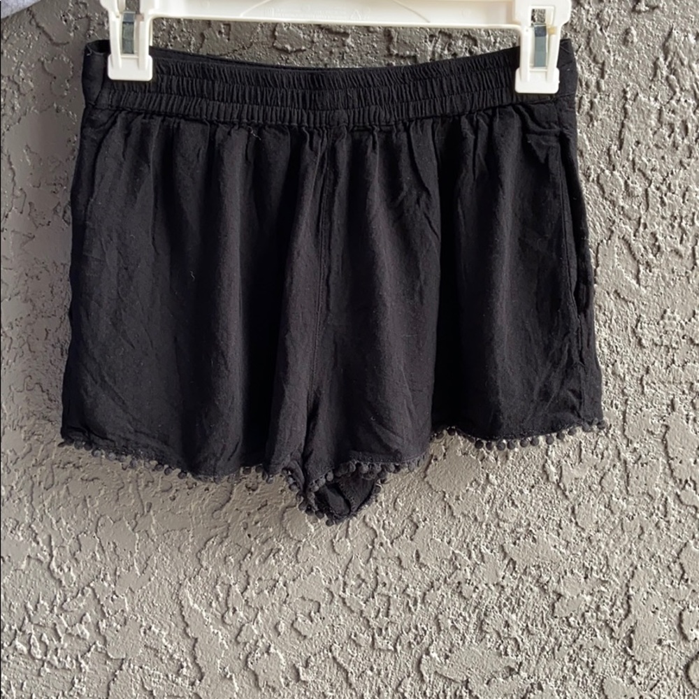 Black comfy shorts